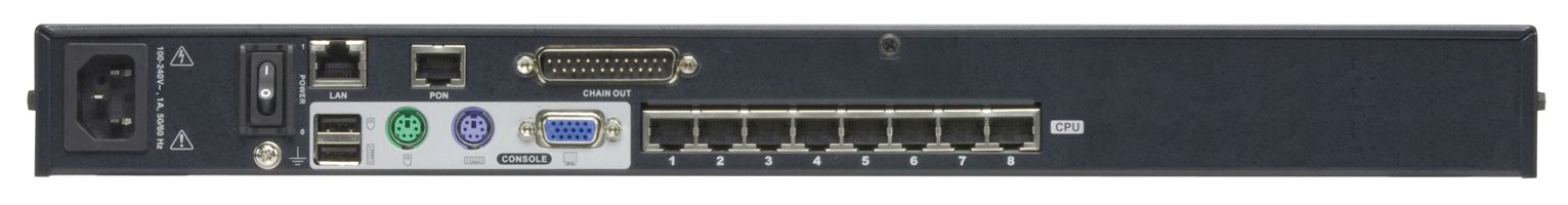ATEN KH1508Ai Switch KVM Over-IP, VGA, PS/2-USB over Cat 5, 8 ports