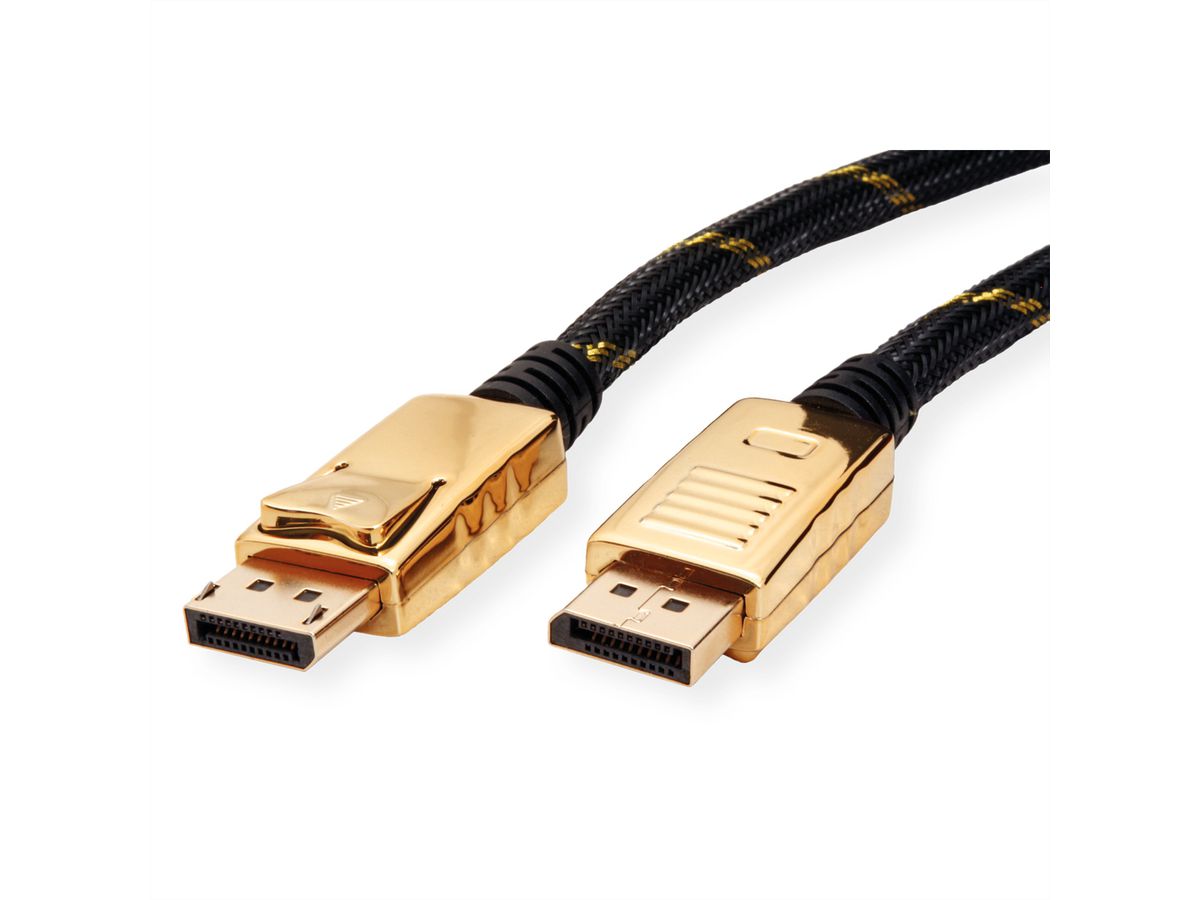 ROLINE GOLD Câble DisplayPort DP M - DP M, 1,5 m