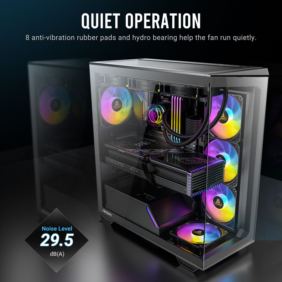 ANTEC P12R PWM ARGB REVERSE Ventilateur de boîtier PC, blanc