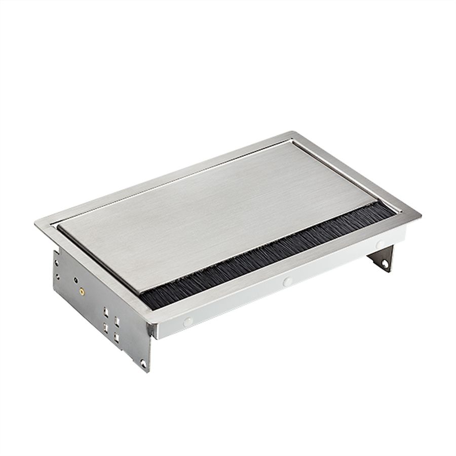 BACHMANN CONI cadre d'encastrement 3x acier inoxydable