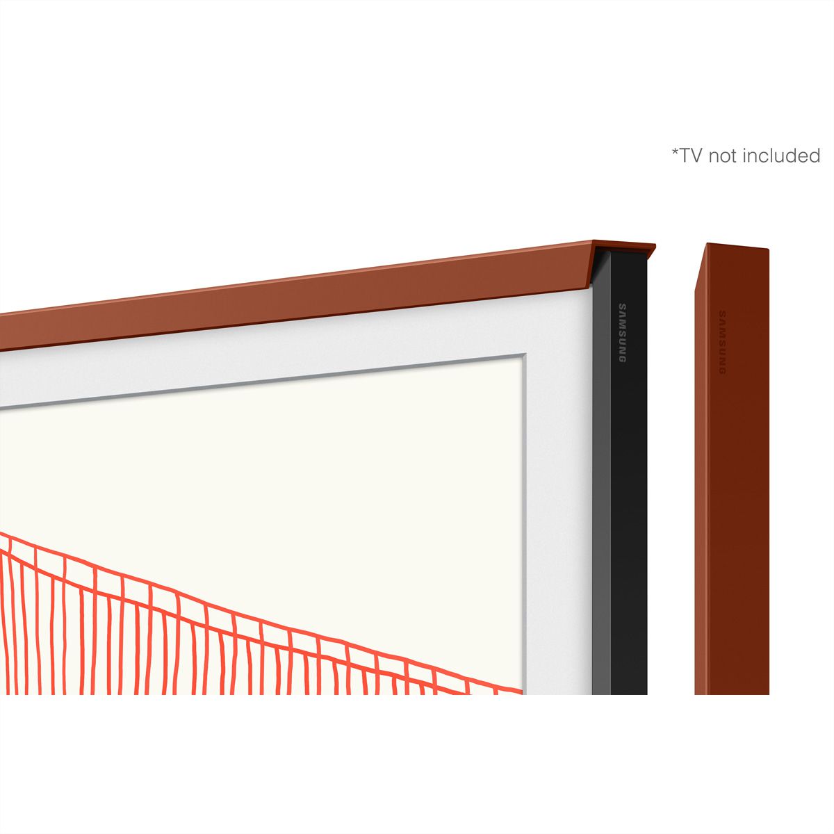 Samsung Wechselrahmen zu Frame 65", Terracotta