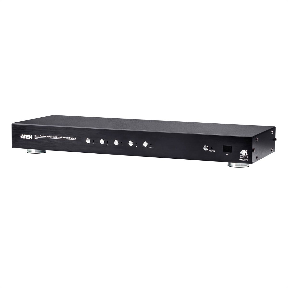 ATEN VS482 Commutateur HDMI True 4K à 4 ports, avec deux sorties