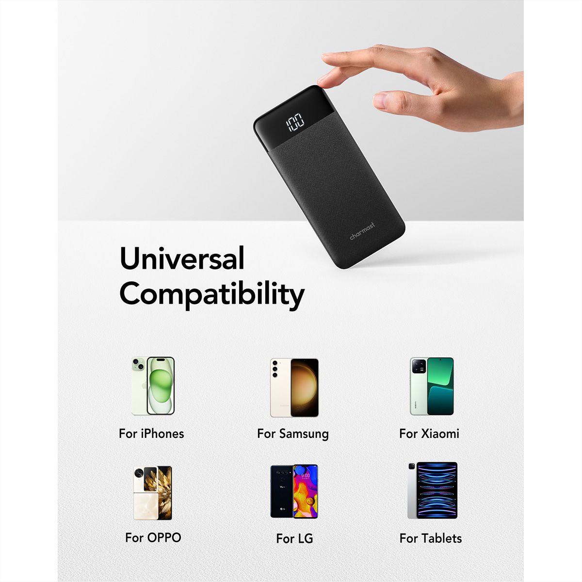 CHARMAST Powerbank W1056 10000mah black