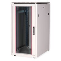ROLINE 19" Baie réseau Pro 22U, 600x800 LxP Porte verre gris