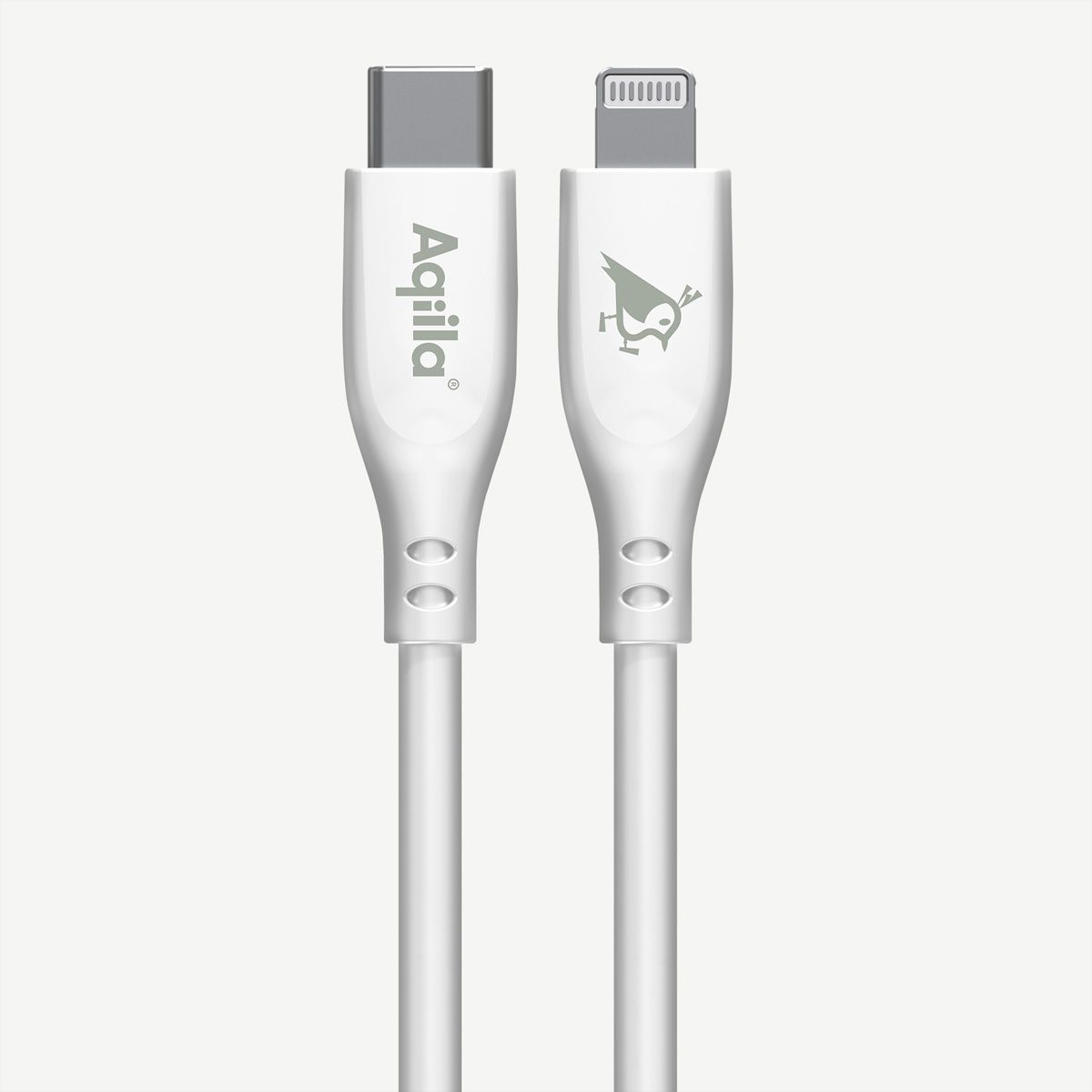 Aqiila Ladekabel Cablebird CS22, 60W Type C auf Apple Lightning 2 Meter