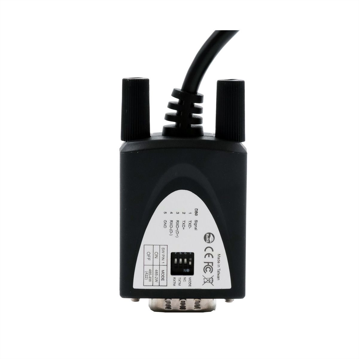 EXSYS EX-2346 Convertisseur de port USB 2.0 vers 1x série RS-422/485, câble, FDTI, noir, 1,8 m