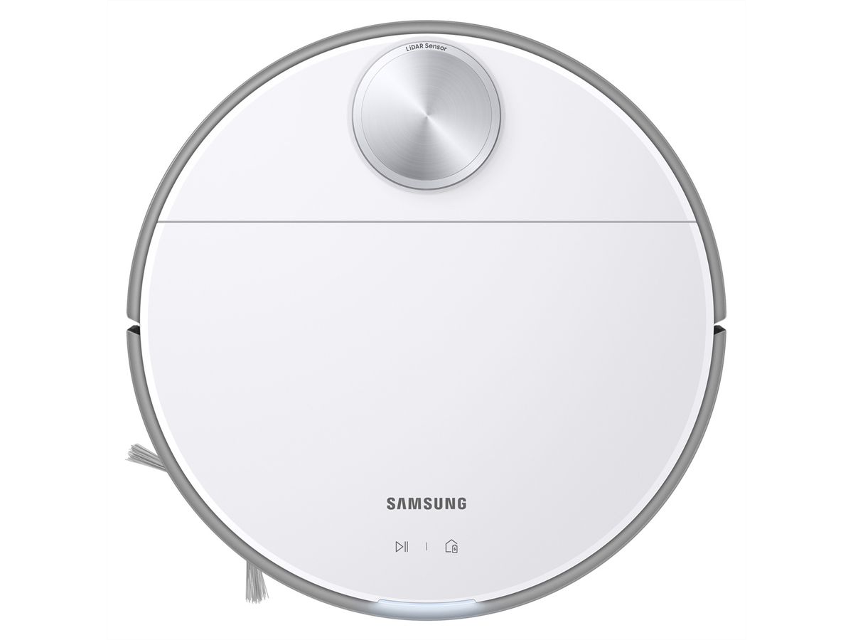 Samsung Jet Bot+ Aspirateur robot (VR8500), station d'aspiration intégrée, blanc