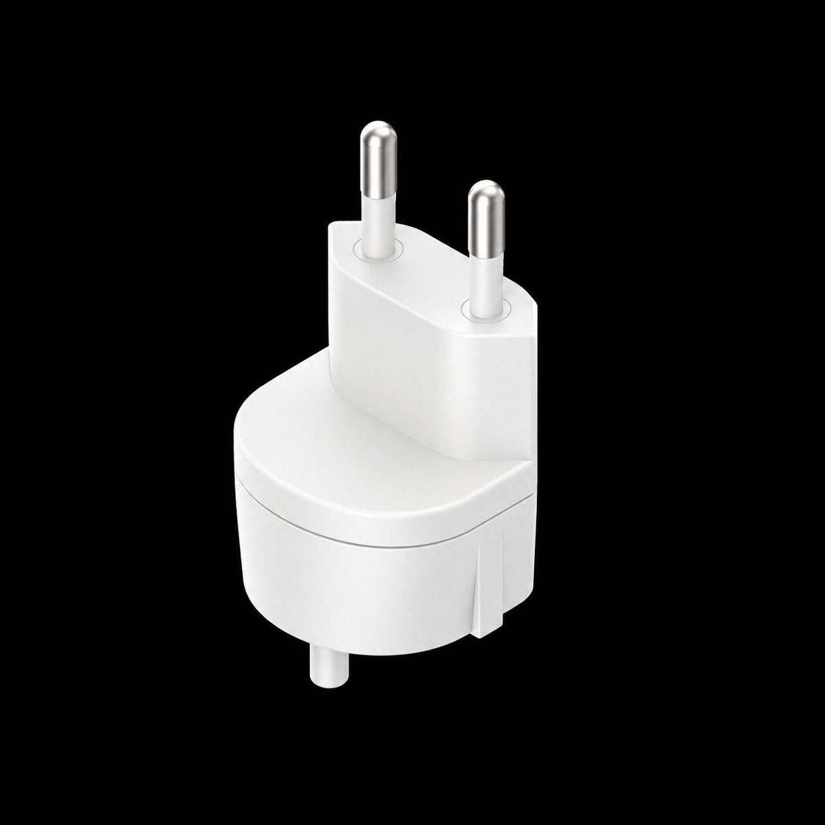 Adaptateur fixe D, prise de sécurité/CH, 2 pôles, T11, blanc, Bulk
