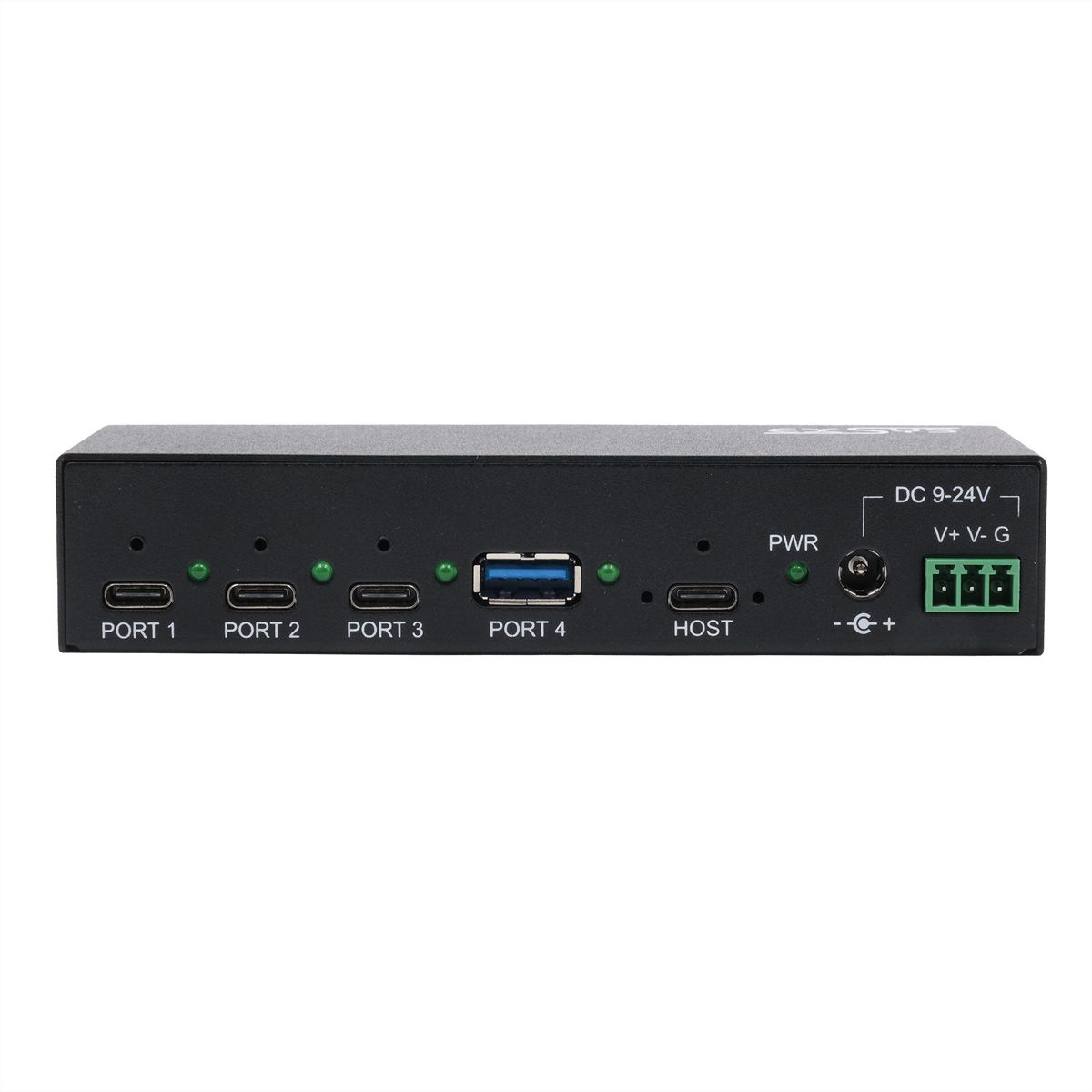 EXSYS EX-12293HMS Hub métal USB 3.2 Gen2, 4 ports, 3x C et 1x A
