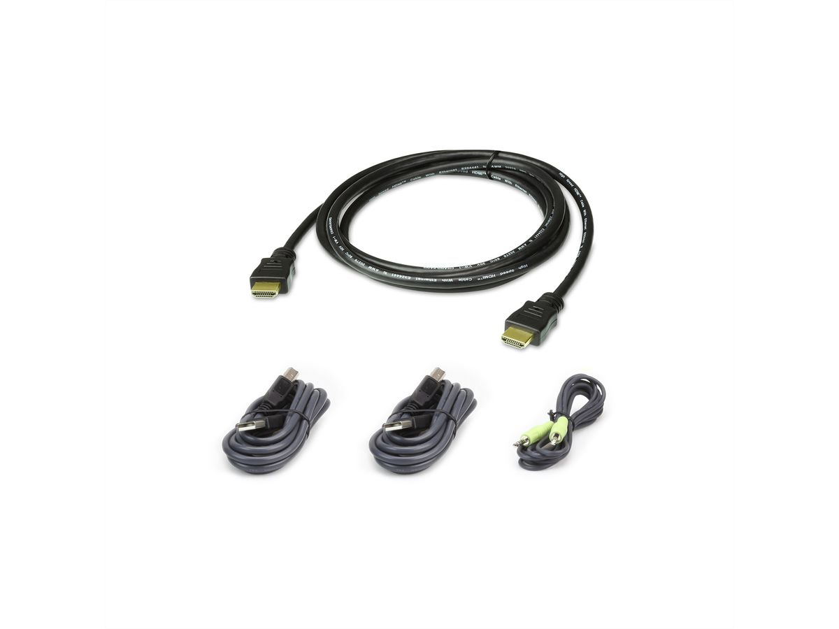 ATEN 2L-7D02UHX4 Kit de câbles KVM sécurisé HDMI USB