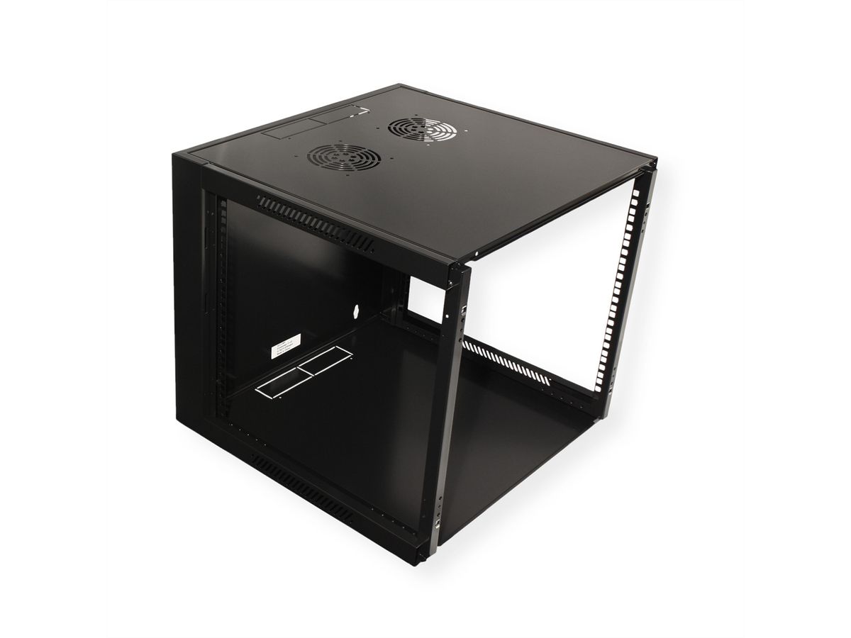 VALUE Armoire murale 9 UH (HxLxP) 500x570x600mm , noir