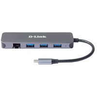 D-Link DUB-2334 Hub USB-C 5 en 1 avec Gigabit Ethernet/Power Delivery