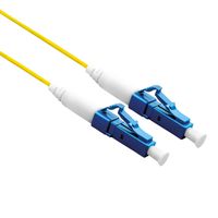ROLINE Câble réseau à fibre optique 9/125µm OS2, LC/LC UPC, simplex, LSOH, jaune, 0,5 m