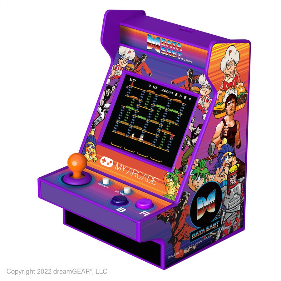 My Arcade Data East Hits Nano Player, Mini-Arcade, 208 Spiele, 2.4" Display