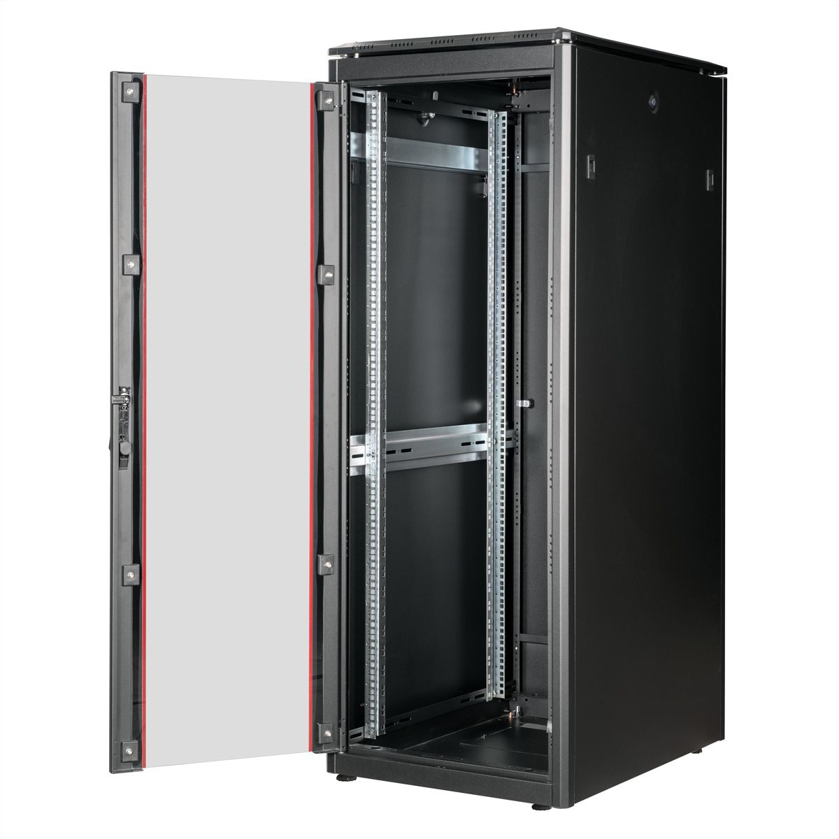 ROLINE 19" Baie réseau Pro 32U, 600x800 LxP Porte verre noir