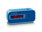 Lenco Radiowecker CR-205 blau, LED-Display, Weckfunktion, Sleeptimer