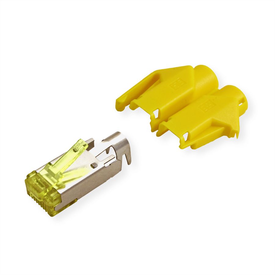 Connecteur HiRose TM31 blindé, manchon jaune, 50 pièces