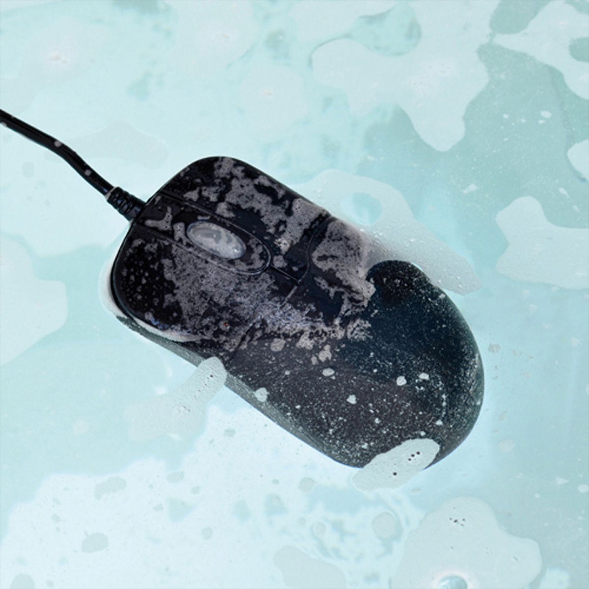 SEAL SHIELD Silver Storm STM042, Souris USB noire étanche et antimicrobienne