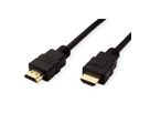 ROLINE HDMI High Speed Kabel mit Ethernet, TPE, schwarz, 1,5 m
