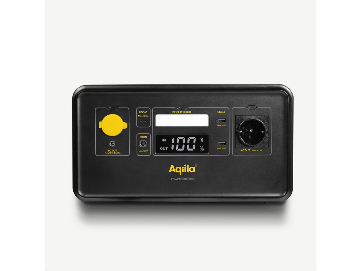 Aqiila Powerbank Powerbird QB5, Sans fil, 20 W noir 5 000 mAh