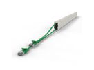 patchbox.one Cassette 46RU STP vert Cat.6a 2,5 m