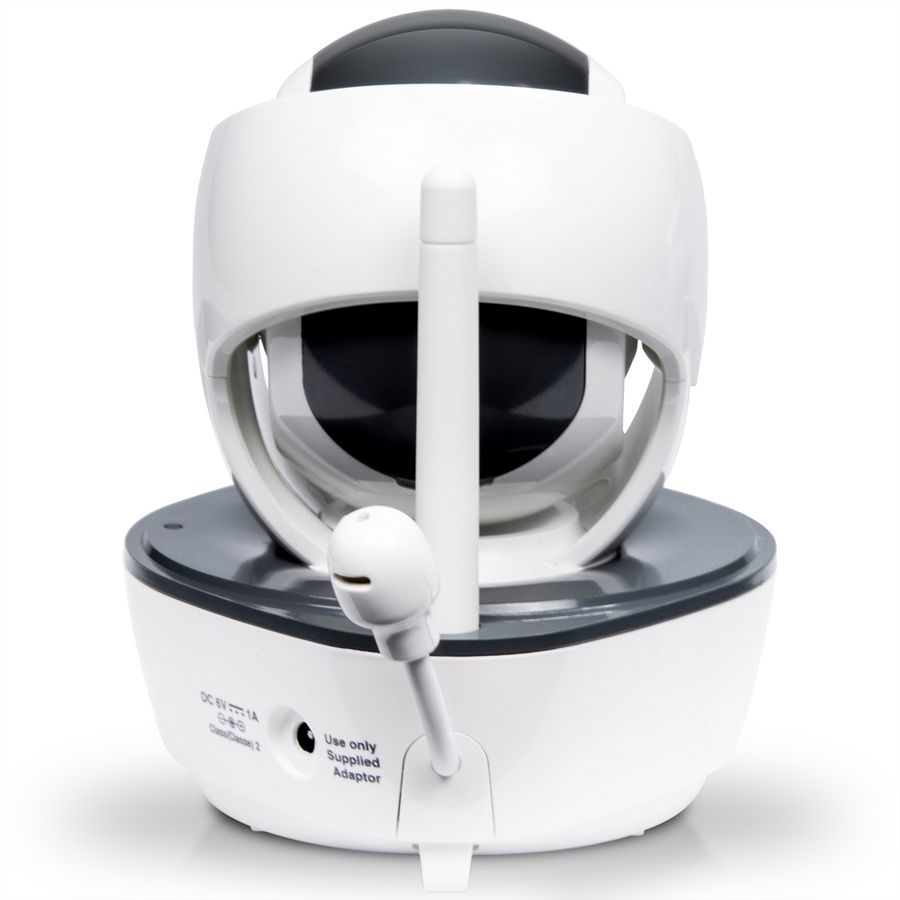 Alecto Babyphone DVM-200 Blanc-gris, écran 4.3 pouces , blanc, batterie, DECT, 50m/300m