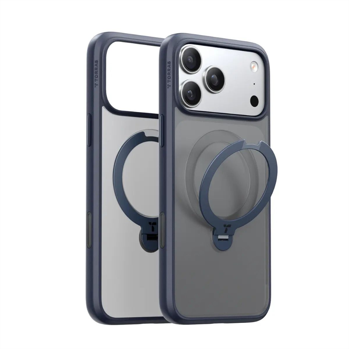 Torras Ostand 360° Case, iPhone 17 Pro, MagSafe, noir
