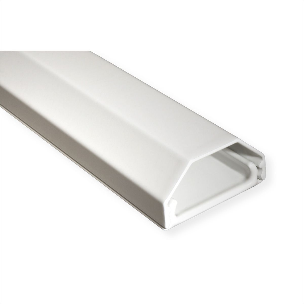 ROLINE Canal de câbles alu, 33x18mm, blanc, 1,1 m