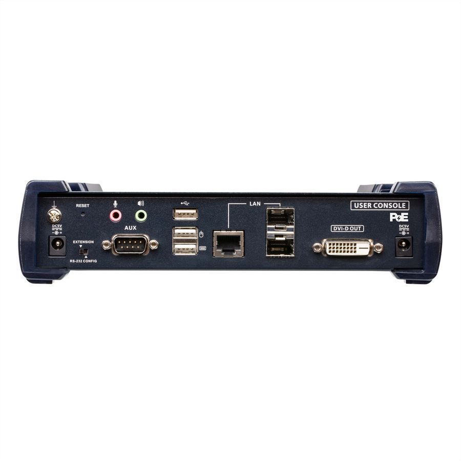 ATEN KE6922R Récepteur KVM 2K DVI-D Dual Link sur IP avec double SFP et PoE