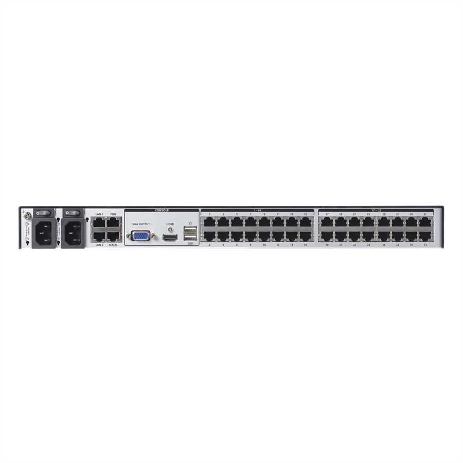 ATEN KN4032VB Commutateur KVM sur IP 32 ports Cat.5 Multi-Interface, 1 local/4 distant