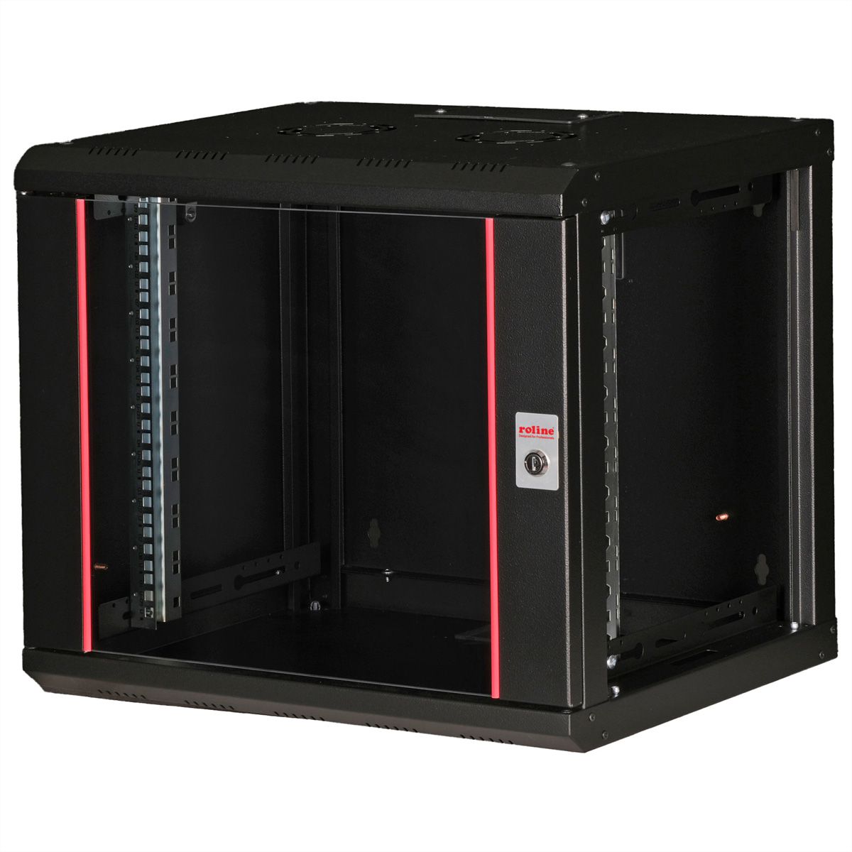 ROLINE 19" Boîtier mural Pro 9U, 600x450 LxP noir