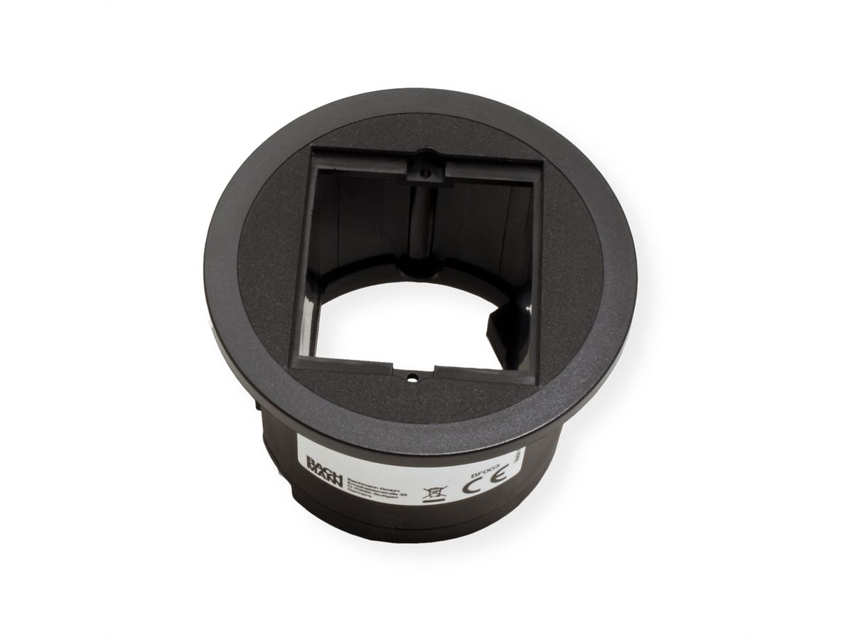 BACHMANN PIX 1x ABD avec anneaux décoratifs en blanc et noir, Chargeur USB 22W Charger, GST18