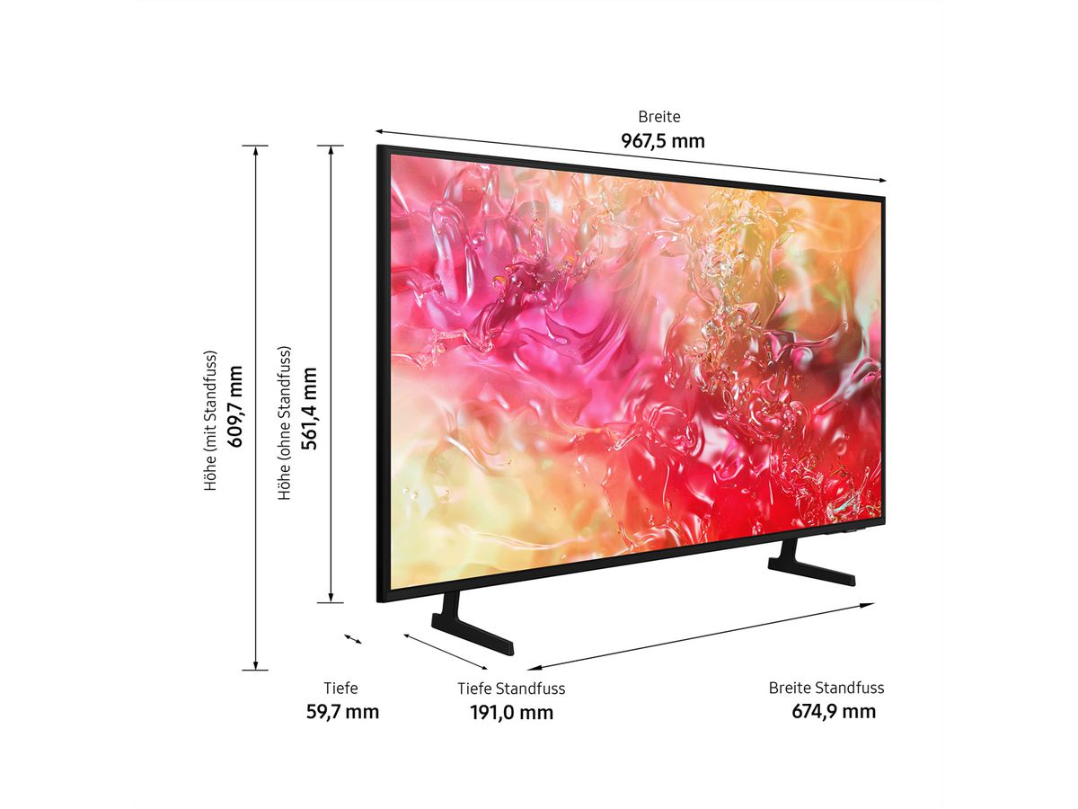 **Retoure**Samsung TV 43" DU7170D Series