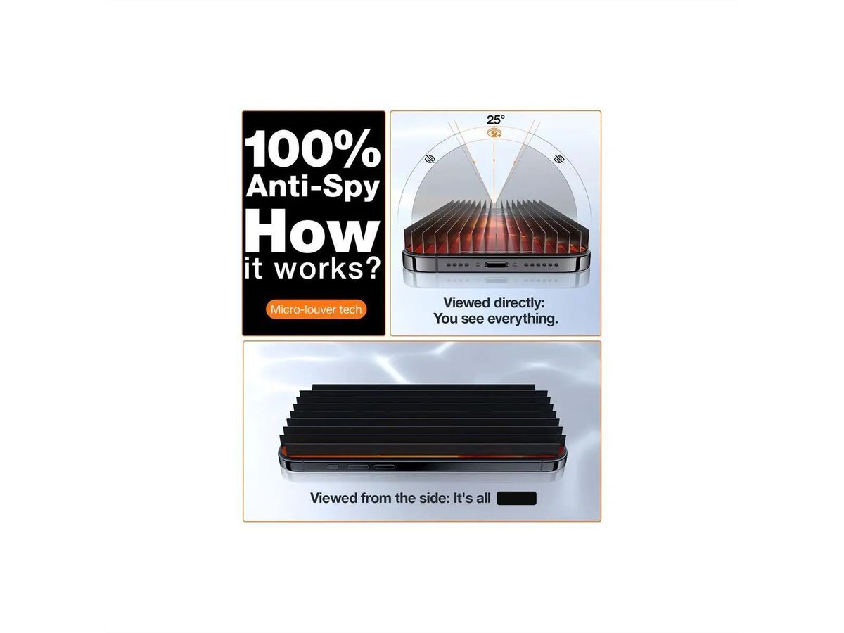 Torras Install Master Displayschutz, iPhone 15 Pro Max, transparent