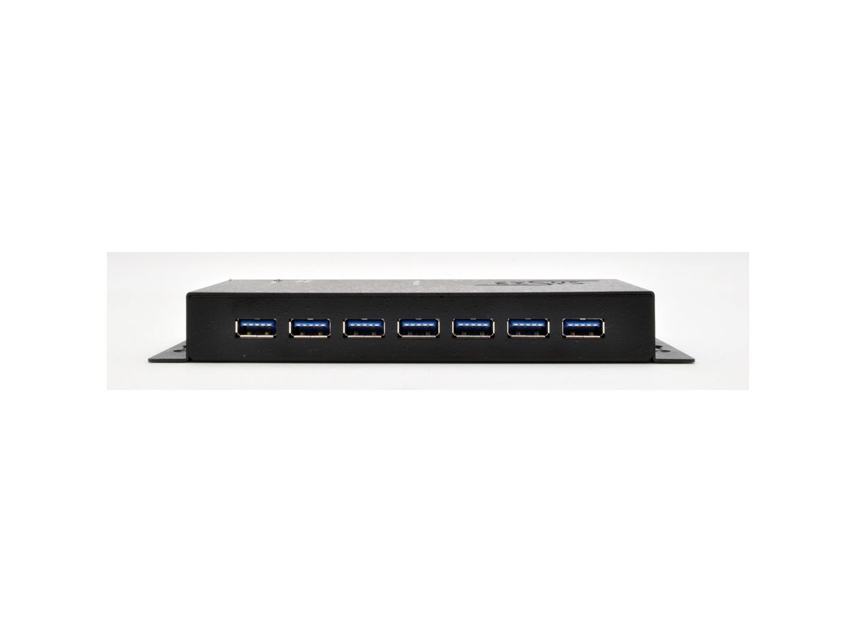 EXSYS EX-1188HMS-3 7 Ports USB 3.2 Gen1 Metall HUB mit 15KV ESD Überspannungs-Schutz