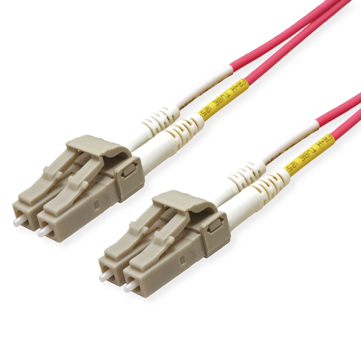 ROLINE LWL-Kabel 50/125µm OM4, LC/LC, LSOH, Low-Loss, violett, 5 m