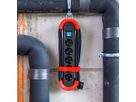 BACHMANN HOOK Indoor 5x contact de protection, plastique, avec interrupteur, 1x16A 5p400V 3Pol. Fuse, 5 m