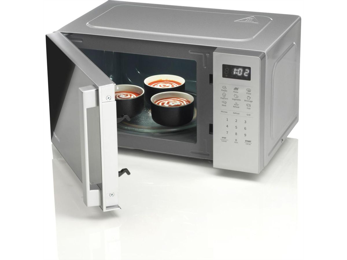Hisense Mikrowelle H20MOMS4HG, 20L, mit Grill, silber