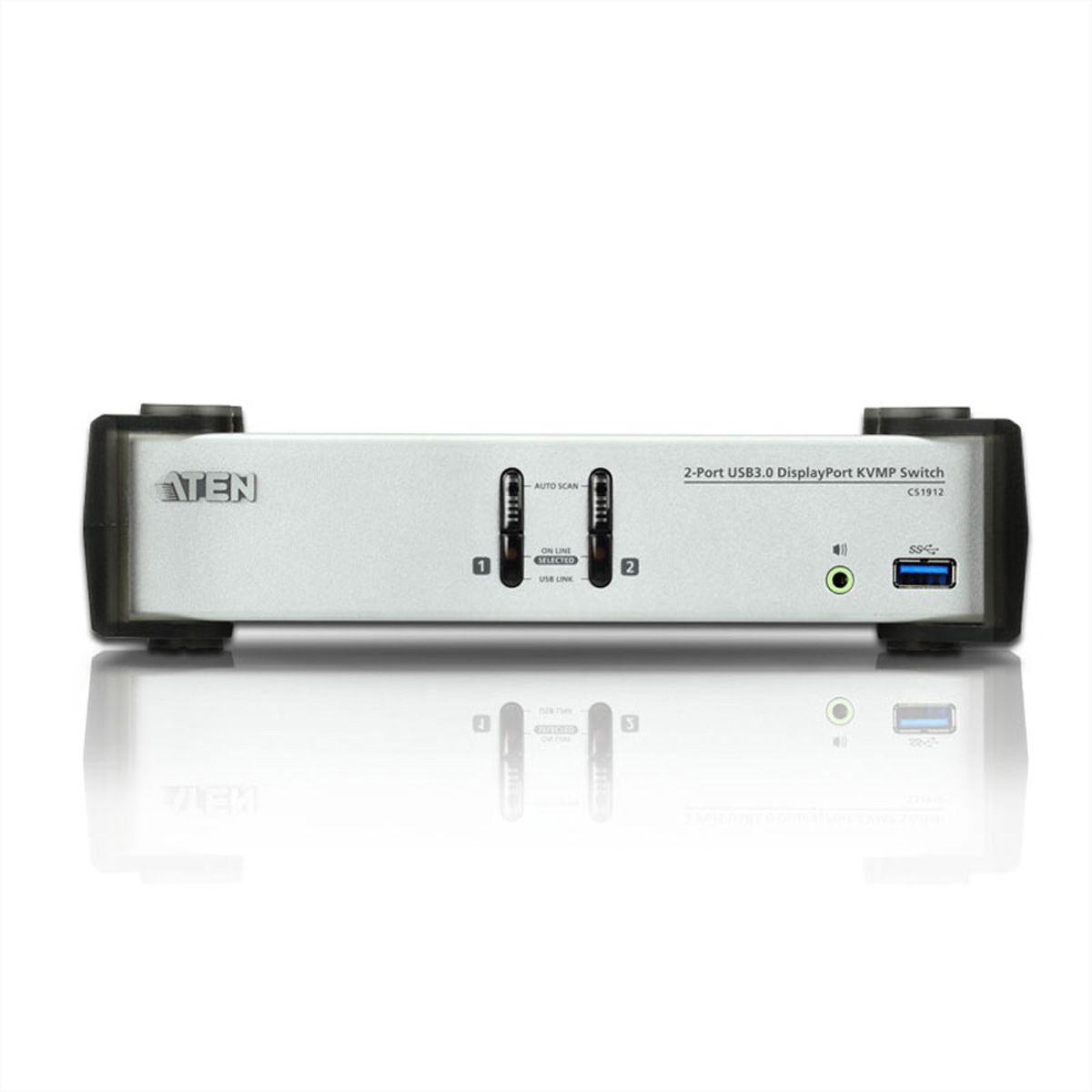 ATEN CS1912 Commutateur KVMP DisplayPort 2 ports USB 3.0