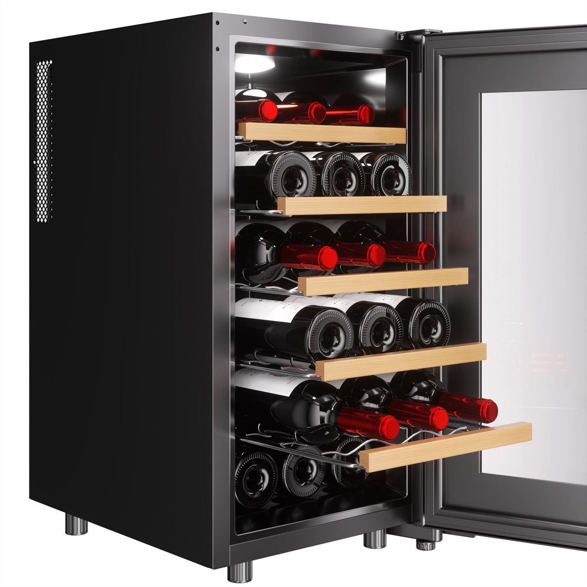 Climadiff Armoire à vin CUVEE18, Autonome, 1 zone, 18 bouteilles