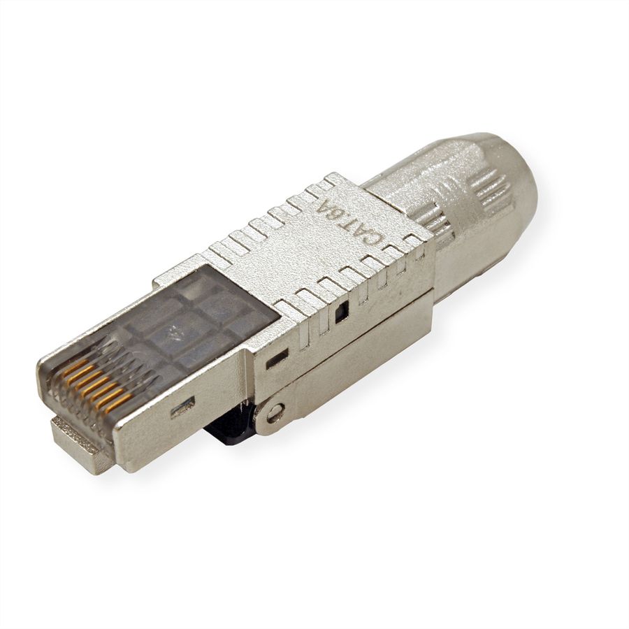 ROLINE Connecteur RJ-45 à confectionner Cat.6A (Classe EA), STP, argent