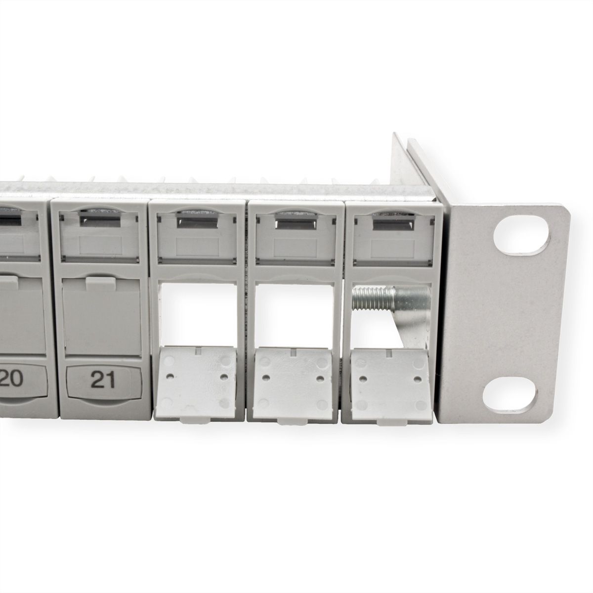 METZ CONNECT Panneau 19" 1UH vide pour 24 modules E-DAT ou Cat.6A