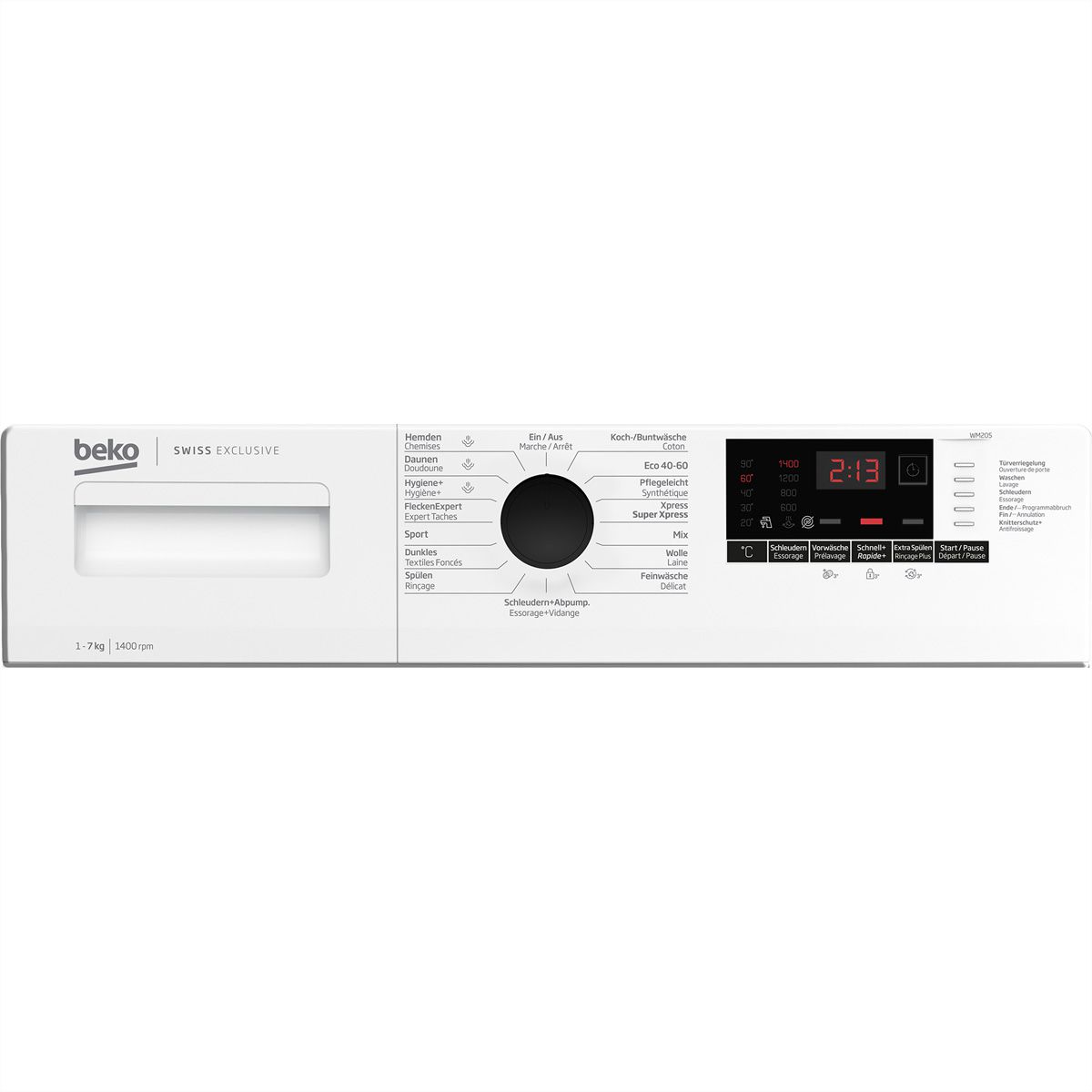 Beko Waschmaschine WM207, 7kg