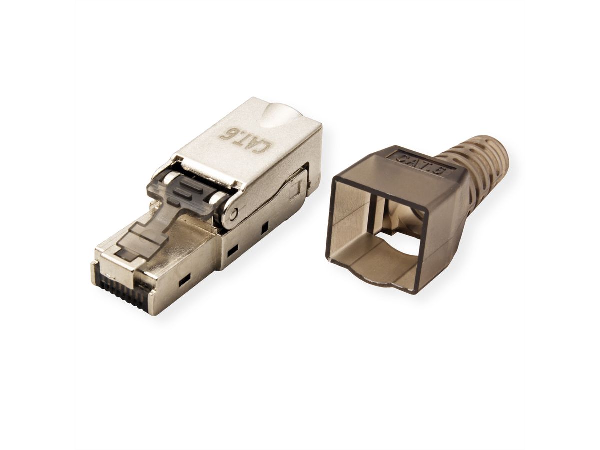 VALUE feldkonfektionierbarer RJ-45 Stecker Cat.6 (Class E), STP