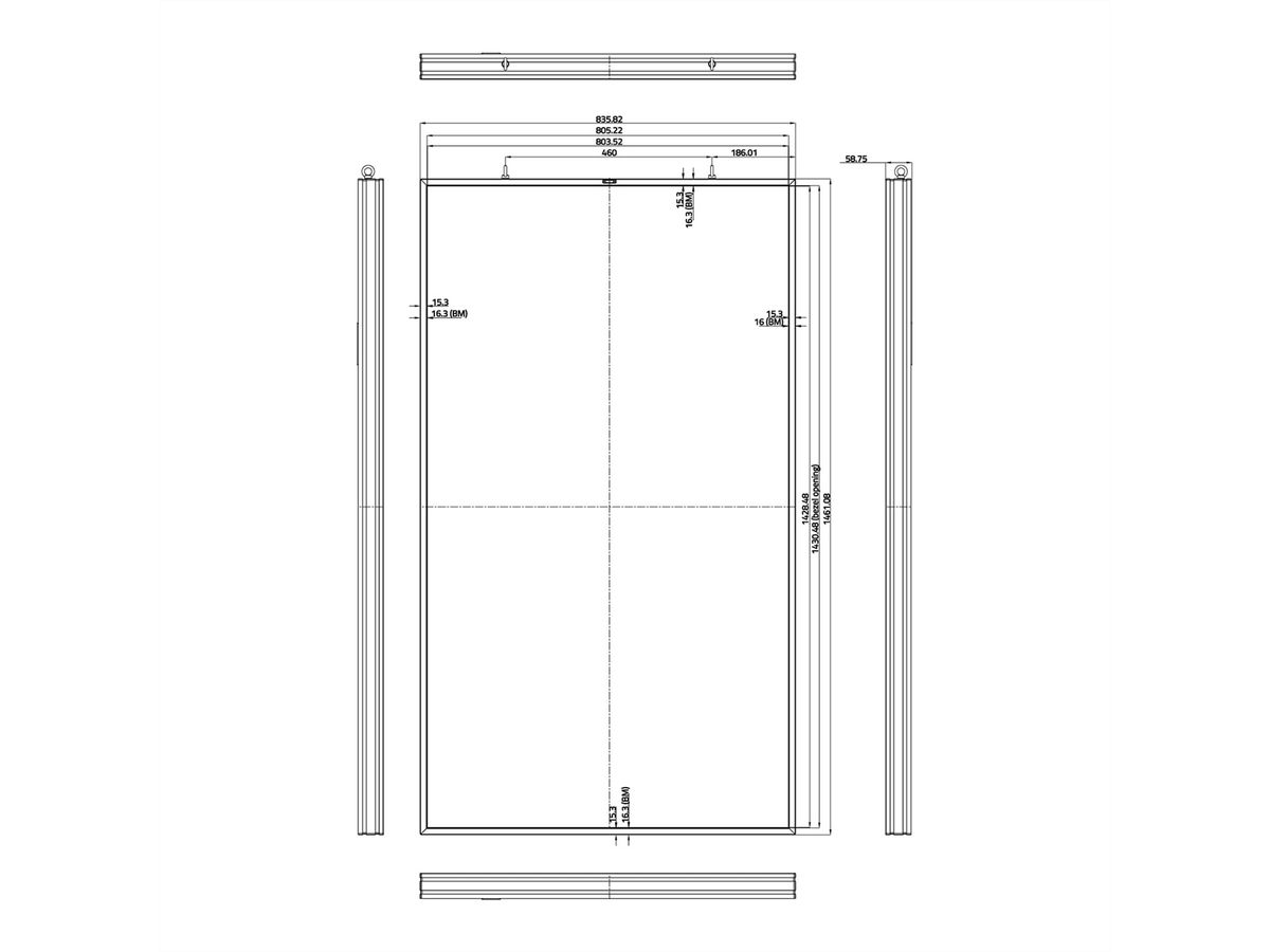 Hisense Écran semi-extérieur 65WF25E, 65", 24/7, FHD, 2500cd/m²