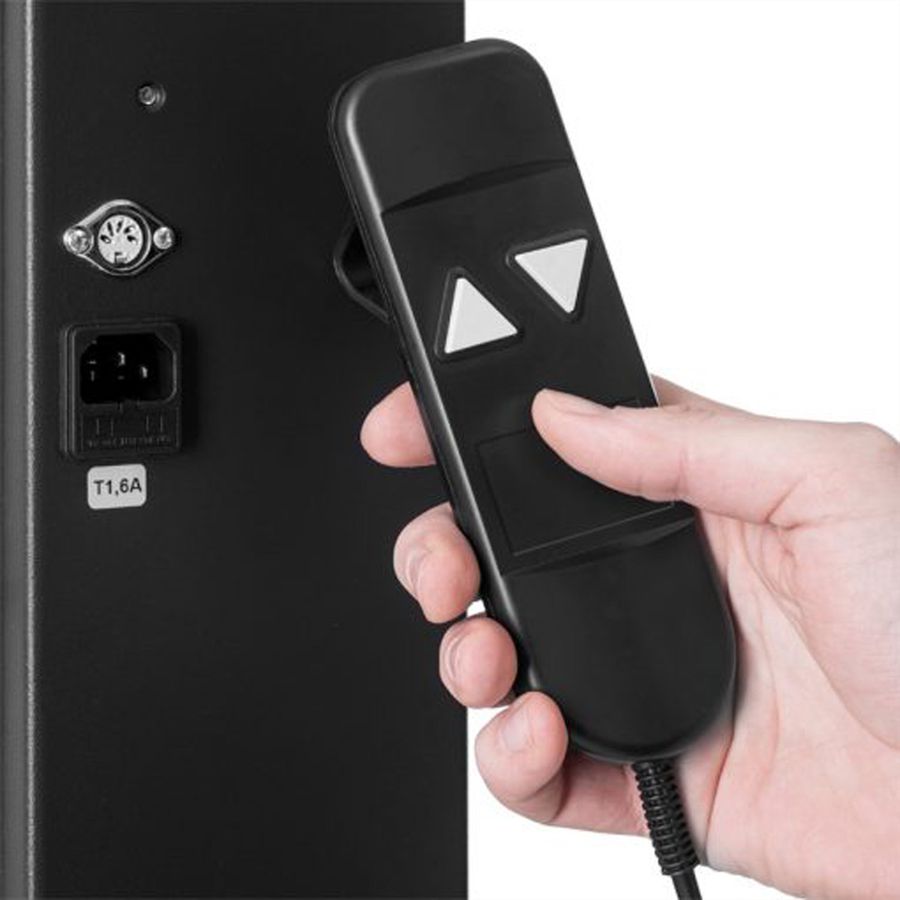 Hagor Wandhalterung WH Moto 80, elektrische Wandhalterungen mit Höhenverstellung, schwarz