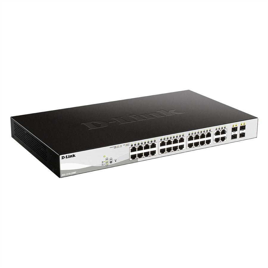 D-Link DGS-1210-28MP 28Port Switch Layer2 PoE+ Gigabit Smart Managed