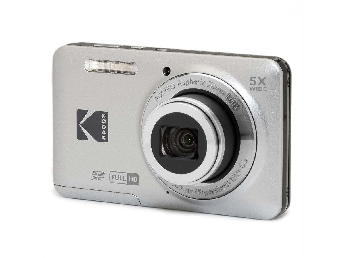 Appareil photo compact Kodak PixPro FZ55 argent, 16 MP, zoom 5x, Full HD