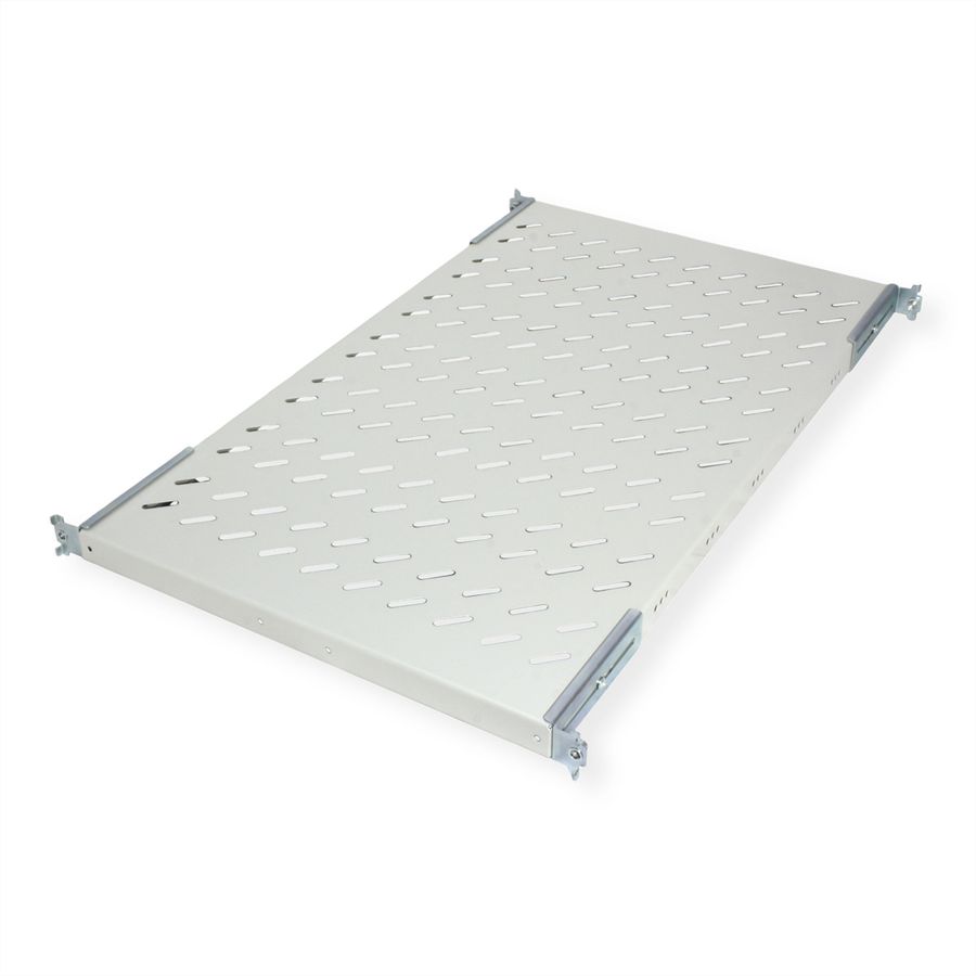 ROLINE 19-Zoll Fachboden 1 HE, 770 T 50 kg grau