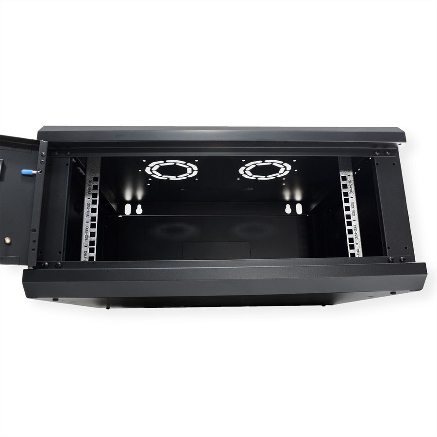 ROLINE 19-Zoll Wandgehäuse Basic Plus 4HE, 600x450 BxT schwarz